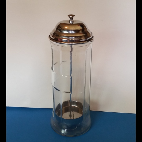 tabletop Other - Tabletop glass straws container.